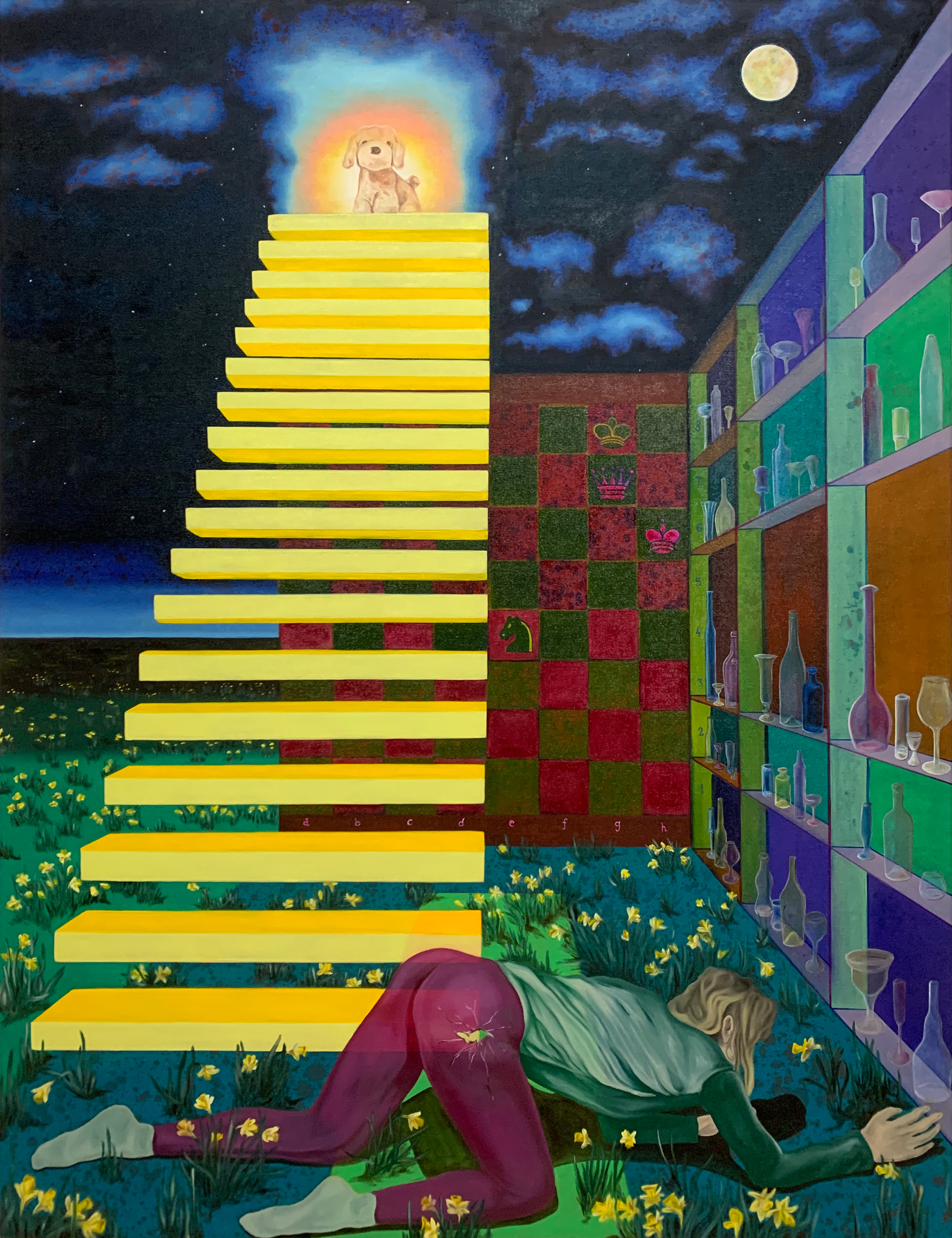 The Downfall of Bonnie & Hyde
2022
oil on canvas
170 x 130cm